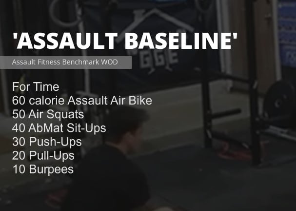 wod assault bike assault baseline