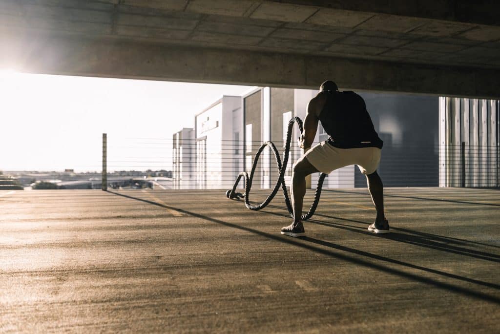 battle rope muscle sollicité