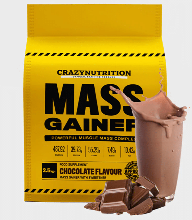 mass gainer proteine crazy nutrition 
